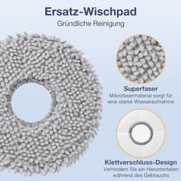 20 stuks accessoires voor Ecovacs Deebot T20 Omni / T20e Omni / T20 Max / T20 Pro robotstofzuiger, 1 hoofdborstels, 4 reinigingsdoeken, 4 Hepa-filters, 4 stofzakken, 6 zijborstels, accessoireset voor — thumbnail 3