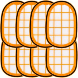 8x Filter geschikt voor Philips SpeedPro Max 8000 serie FC5005/01, CP0663/01 Vervanging Schuimrubber onderdeel — thumbnail 1