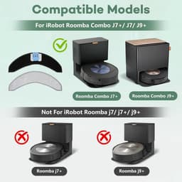 PolkaHome® Vervangende Mop Pads – 4-pack, Geschikt voor iRobot Roomba Combo J7+/J7 en j9+ – Mopdoeken / Dweildoeken / Vervangende Doeken / accessoires en onderdelen — thumbnail 4