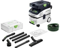 Festool CTH MIDI I AC CLEANTEC mobiele afzuigunit 1200 W 15 l stofklasse H + standaard reinigingsset