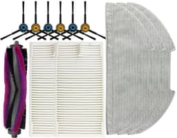 Accessoirekit Vervanging - 12 stuks - geschikt voor Eureka E10s - E20 Plus Robotstofzuiger - onderhoudsset robotstofzuiger - Stofzuigeraccessoires — thumbnail 1