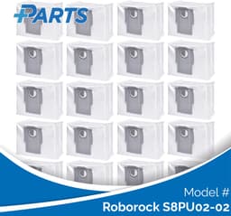 Roborock S8PU02-02 Stofzakken (20 Stuks, Plus.Parts® alternatief voor 8.02.0132) — thumbnail 1