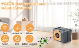 10x stofzakken geschikt voor de Eufy Clean X8 Pro/X10 Pro Omni robotstofzuiger - Stofzuigerzakken - Luiertas met grote capaciteit - accessoires - Vervangende stofzak — thumbnail 5