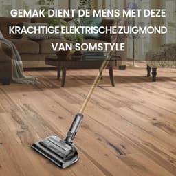 Somstyle Mop Dweil Met Zuigmond Geschikt Voor Dyson V7, V8, V10, V11, & V15 Steelstofzuiger - Stofzuiger Accessoires - Zwart — thumbnail 3
