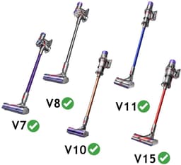 Flexibele Spleetmondstuk - Geschikt voor Dyson V7 V8 V10 V11 V12 V15 Stofzuiger - Extra Lang Plat Mondstuk - 57 cm - Accessoires voor Autostoelen Meubels Moeilijk Bereikbare Hoeken - Met Ontspanningsblokkering — thumbnail 4