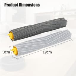 Rubberen bortels geschikt voor iRobot roomba 800 series en 900 series - Geschikt voor iRobot Roomba onderdelen - Roomba rollers - 4 Stuks — thumbnail 2