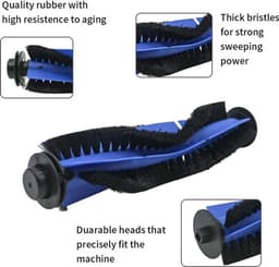 2 Stuks - Vervangende rolborstel Accessoires geschikt voor Eufy Robovac 11 S / 15 C / 30 C / 25 C - Accessoires Stofzuigerrobot — thumbnail 5