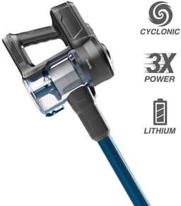 2-in-1 draadloze steelstofzuiger - H.KoeNIG - UP610 - PowerClean - 150 W - 0,8 L - Blauw — thumbnail 3