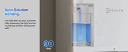 ECOVACS - DEEBOT T50 Max Pro Omni Gen 2 - Stofzuig- en dweilrobot - 18.500 Pa zuigkracht- Zelfreinigende Robotstofzuiger met Warmwater – Dweilsysteem - Automatisch Leegstation - Geschikt voor dierenharen — thumbnail 5