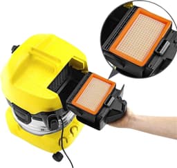 Filter voor Karcher WD4 WD5 WD6 MV4 MV5 MV6 Vervanging stoffilters 2.863-005.0 [Pack 2] — thumbnail 4