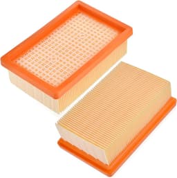 Filter voor Karcher WD4 WD5 WD6 MV4 MV5 MV6 Vervanging stoffilters 2.863-005.0 [Pack 2] — thumbnail 1