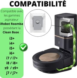 Stofzuigerzak voor iRobot Roomba j7+-j7-s9+-s9--i8+-i8-i7+-i7-i6+-i5+-i4+-i3+ stofzakken voor schone basis [Set 10] — thumbnail 3