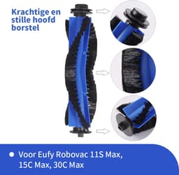 Onderdelen geschikt voor de Eufy 11S Max en 15C Max robotstofzuiger van Replacements - Complete 11-delige set — thumbnail 4