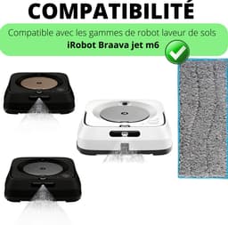 Veeg voor Braava Jet M6 robot herbruikbare wasbare mop [Set 4] — thumbnail 4
