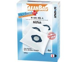 CleanBag stofzuigerzakken 4 stuks - Geschikt voor Nilfisk GA70 GM80 GM90 GS80 GS90