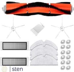 STEN Xiaomi Robotstofzuiger Onderdelen - Voor Xiaomi Roborock S6 - Full Set — thumbnail 1