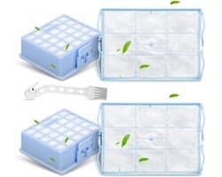 Omgoods - 4 Stuks Filters voor Siemens VS06 en Bosch BSG6 Stofzuigers