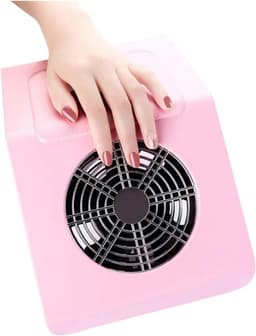 Nagelstofzuiger - Nail Dust Collector - Nagelstudio Apparatuur - Krachtige Zuigkracht - 17.78 cm - Roze — thumbnail 4