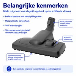 Kleanburg® Geschikt voor Miele Complete C3 Stofzuiger Onderdelen Set – Slang, Telescoopbuis & Combizuigmond — thumbnail 5