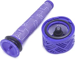 Vervangingsset voor vacuümfilter en voorfilter, geschikt voor Dyson V6 Absolute draadloze steelstofzuiger — thumbnail 1