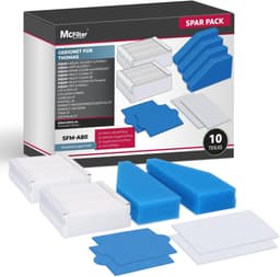 McFilter 2 x Filter Set 5 Pieces Suitable for Thomas Vacuum Cleaners AQUA+ and Pet and Family Series Alternative for - ShopVlot — thumbnail 1