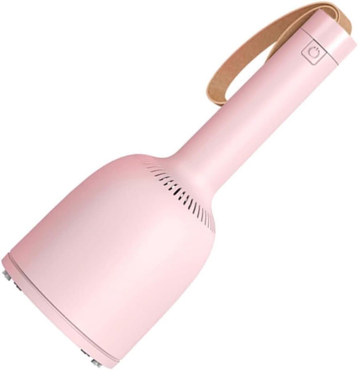 Mini Stofzuiger - Desktop Reiniger - Bureau Schoonmaken - Draadloos Oplaadbaar - 17.5 cm - Roze — afbeelding 1