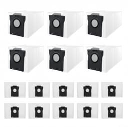 16 Stuks Stofzakken Geschikt voor Dreame D20 Plus & D20 Pro Plus - Vervangt RDB17 - 3L Stofzuigerzakken voor Afzuigstation — thumbnail 1