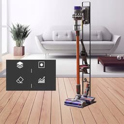 Rosfix Houder voor Dockingstation Standaard - Metaal, 20,5x27,5x127 cm - Geschikt voor Dyson V6–V15 — thumbnail 3