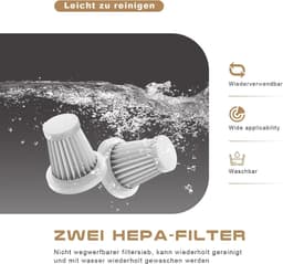 Handstofzuiger - Zwart - Draadloos - 4-in-1 Accu Stofzuiger voor Auto en Huis — thumbnail 5