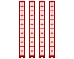 Dailygoods- HEPA-filters Hoge Kwaliteit - Vervangingsfilters - Compatibel met Dyson Pencilvac Fluffycones SV50 FC/FF AM - 4 Stuks - 99,9% Filtratiesnelheid - Eenvoudige Installatie - Stofzuigerfilters
