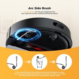 PromoHome 24-delig accessoireset voor Roborock Q7 L5+, Q7 M5+, Q7 L5 PLUS, Q7 M5 PLUS Stofzuiger Accessoireset, 2 Hoofdborstels, 6 Zijborstels, 4 HEPA-filters, 4 Dweilen — thumbnail 3