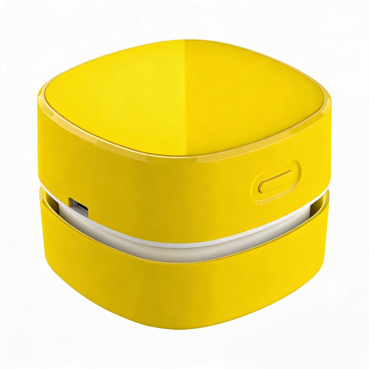 Mini Draadloze Tafelstofzuiger, Draagbare Bureau Stofzuiger USB-oplaadbaar voor Toetsenbord, Laptop, Kantoor, Auto en Huisdierenhaar(Geel) — afbeelding 1