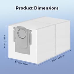PromoHome 10 stuks hoge capaciteit Geschikt voor Roborock Qrevo Series/QV35S/35A,Qrevo S/Pro,Qrevo Curv/Edge,Qrevo S5V/Saros 10R/10/Z70,Qrevo Master/Slim — thumbnail 5