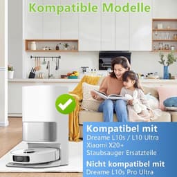 Reserveonderdelenset Geschikt voor Dreame S10 X10pro S20Plus L10s Ultra/L10 Ultra/L10 Prime robotstofzuiger — thumbnail 3