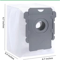 GELLDG Stofzakken - Vervangende stofzakken - Geschikt voor iRobot Roomba i7, i3, i4, j7, s9, i8+i6 Cleaning Base Stofzuigerzakken - 10 stuks — thumbnail 4