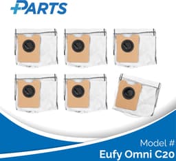 Eufy Omni C20 Stofzakken (6 Stuks, Plus.Parts® alternatief voor T290A / T291C) — thumbnail 1