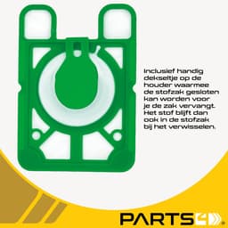 10 stofzuigerzakken PARTS4® geschikt voor Numatic NVM 1CH 1B/C -10 stuks- | Extra sterk & hoge filtratie dankzij 5 lagen | O.a geschikt voor Numatic Henry, Hetty, James, PPR-240, 604015 Hepa-Flo — thumbnail 4
