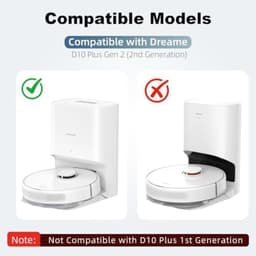 PromoHome Accessoireset geschikt voor Dreame D10 Plus Gen 2 - Compleet Onderhoudspakket 1 Hoofdborstel, 2 HEPA-Filters, 4 Zijborstels, 4 Reinigingsdoeken, 6 Stofzakken, 1 Reinigingsborstel — thumbnail 2
