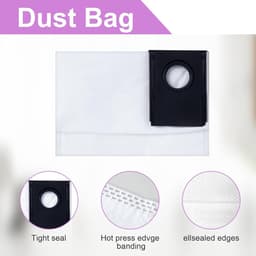 14stuks - Accessoirekit geschikt voor Eureka J15 Pro Ultra Stofzuigerrobot: 1 Rollenborstel - 4 Zijborstels - 4 Vervangende Doeken - 3 Stofzakken - 2 Filters — thumbnail 4