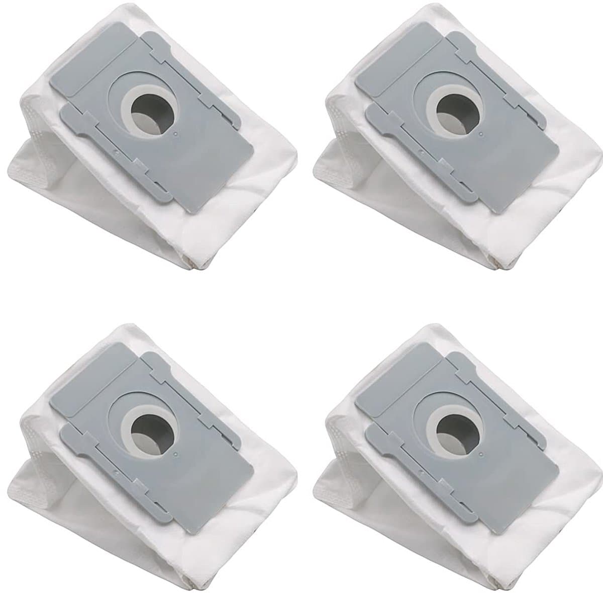 4 stuks - Vervangende zakken - Geschikt voor iRobot Roomba i7, i7+, s9, s9+, E5, E6 - Onderdelen voor Clean Base-stofzuiger Stofzakken — afbeelding 1