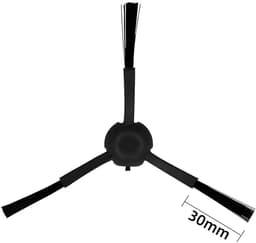 Driehoekborstel - Accessoires geschikt voor Roborock S50-serie / T4 / T6 / T7 /T7 PRO / S4 / S5 / S6 / S7 / S8 / P10 / G10 / G20 / T8 / Q7 - 6 stuks -zwarte — thumbnail 4