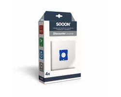 SQOON® Stofzuigerzakken (SQ05) - High Filtration – Geschikt voor Diverse Modellen – Optimale Stofopvang en Filtratie – 4 Stuks