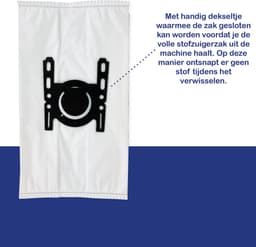 Multaparts® stofzuigerzakken geschikt voor Bosch / Siemens G ALL - 8 stuks- | Made in Europe | Passend in o.a. Free'e, Ergomaxx'x, In'genius, Serie 8, Serie 4, SI52, SI69, NR150+ — thumbnail 3