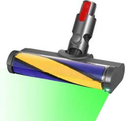 Zachte rol stofzuigerkop, geschikt voor Dyson V11 V10 V8 V7 stofzuiger, verlicht verborgen stof en vuil, ideaal voor gladde harde vloeren — thumbnail 1