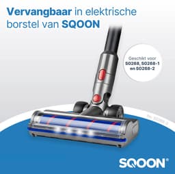 SQOON® - Borstelrol geschikt voor Dyson V7, V8, V10, V11, V15, S0268,S0268-1 en S0268-2 — thumbnail 5