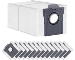 14 stuks stofzuigerzakken geschikt voor Dreame L10s Ultra Gen2/Gen3 L10s Pro Ultra Heat L40 Ultra AE L40s Pro Ultra X50 Ultra Complete - en voor Mova P50 Pro Ultra P70 Pro Ultra E30/Z60 Ultra - stofzuiger