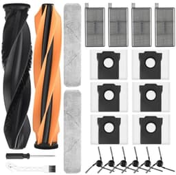 22 delige accessoire set voor Dreame Aqua10 Ultra Track robotstofzuiger - 2 hoofdborstels, 6 stofzakken, 2 dweilen, 4 filters, 6 zijborstels, reinigingsborstel en schroevendraaier — thumbnail 1