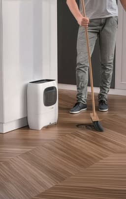 HYUNDAI - AeroSweep Automatische Vloerzuiger met Sensor - Zakloos - 700 W - 7 L - HEPA H10-filter - Wit — thumbnail 4