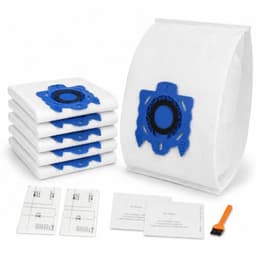 6 Stofzuigerzakken met 4 Filters Compatibel met Miele GN Serie S2 S4 S5 S6 S8, Complete C2/C3, Classic C1 - Inclusief Borstel — thumbnail 1