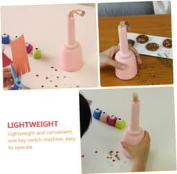 Mini Stofzuiger - Desktop Reiniger - Bureau Schoonmaken - Draadloos Oplaadbaar - 17.5 cm - Roze — thumbnail 4